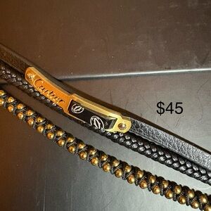 Cartier Gold and Black Tone Jewelry Collection